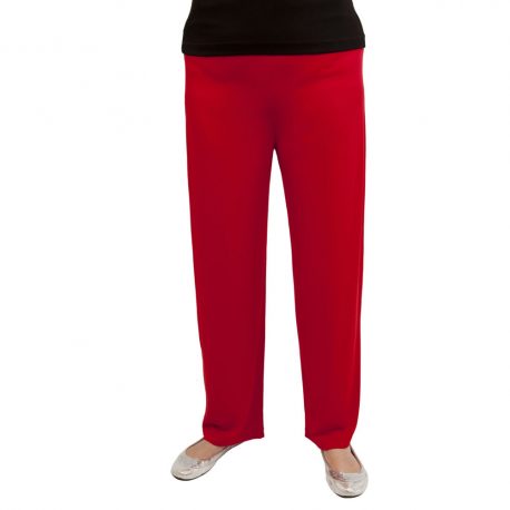 Straight Legged Pants – Red – Thats Me by Margo Mott