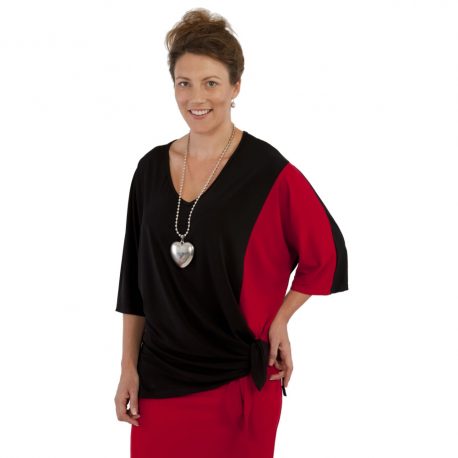 T1010 – Plus Size 3/4 Sleeve Top