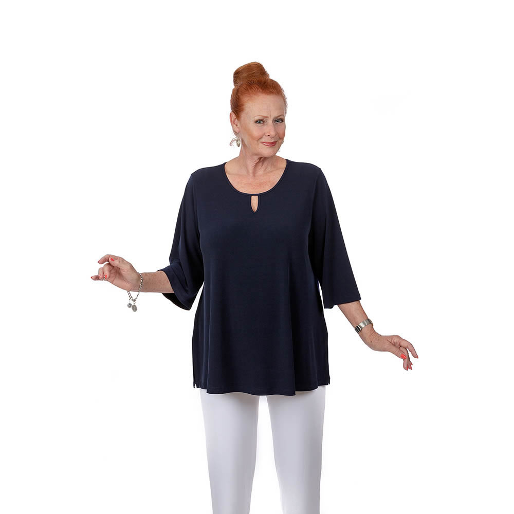 Plus Size Keyhole Top - Thats Me - The Label by Margo Mott