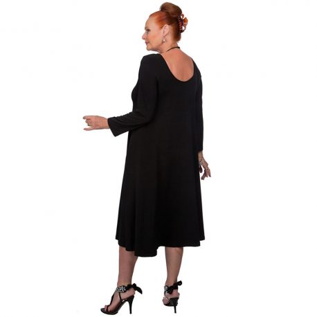 D6012 – Long Sleeve Swing Dress